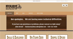 Desktop Screenshot of buckarooleather.com